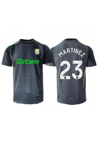 Aston Villa Emiliano Martinez #23 Keeper Fotballdrakt Hjemme Klær 2025-26 Korte ermer